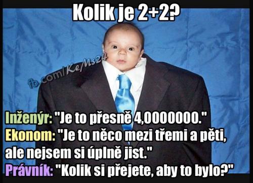 Kolik je  2+2