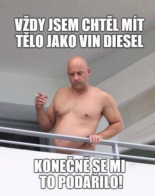  Chci mít tělo jako Vin Diesel 