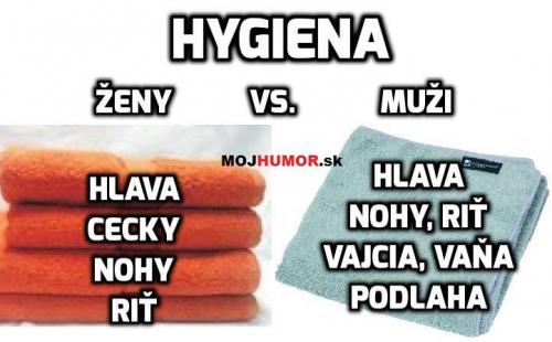  Hygiena ženy vs 