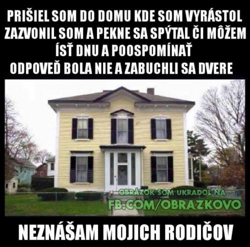  Nesnáším svoje rodiče 