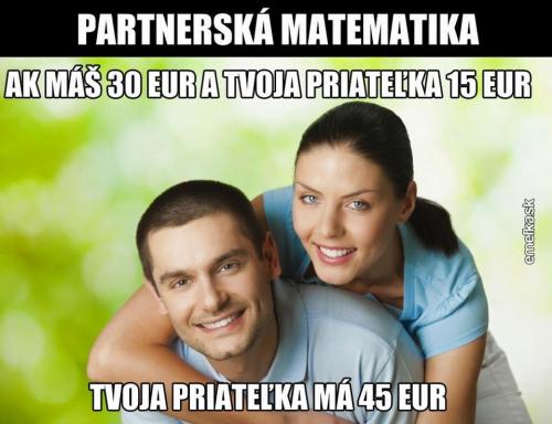 Partnerská matematika 