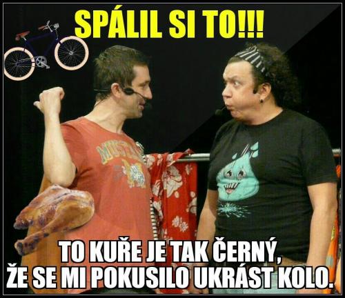 Spálil si to