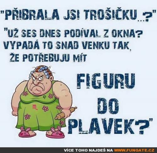Přibrala jsi trošičku