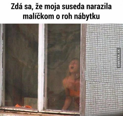 Chudák sousedka :(