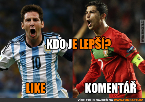  Kdo je lepší fotbalista 