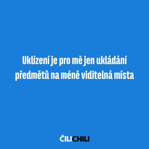  Uklízení 