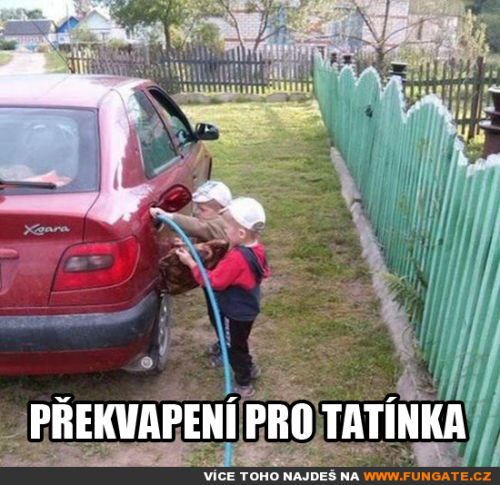  Překvapení pro tatínka 