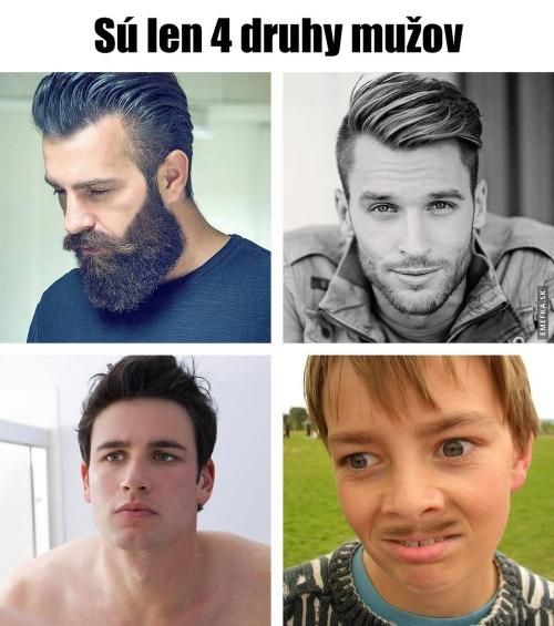  4 druhy mužů 