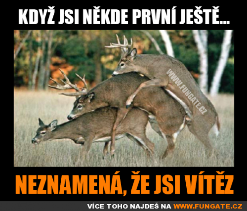  Když jsi někde první ještě 