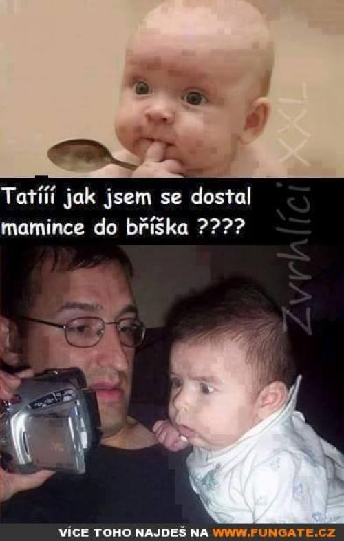  Tati, jak jsem se dostal mamince do bříška 