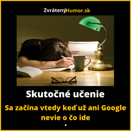  Skutečné učení 