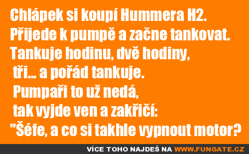  Chlápek si koupím Hummera H2 