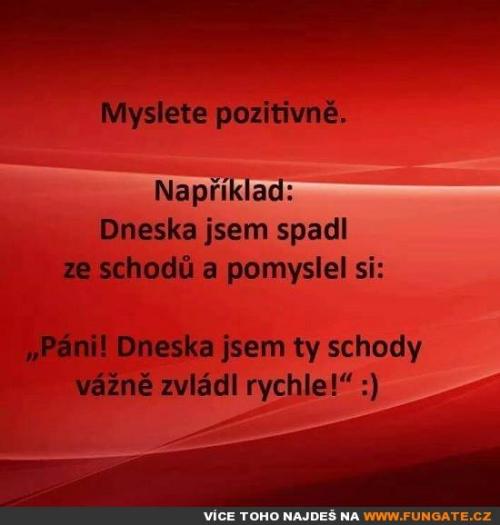 Myslete pozitivně