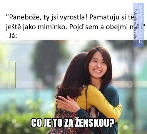 Co to je za ženskou ?