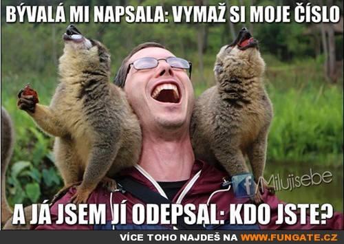 Bývalá mi napsala
