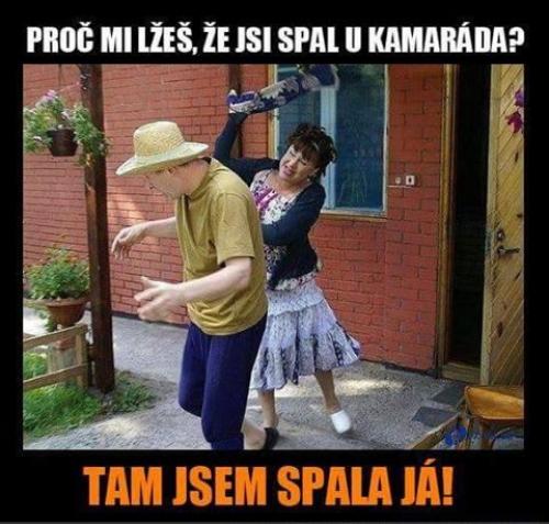  .Spaní u kamaráda 