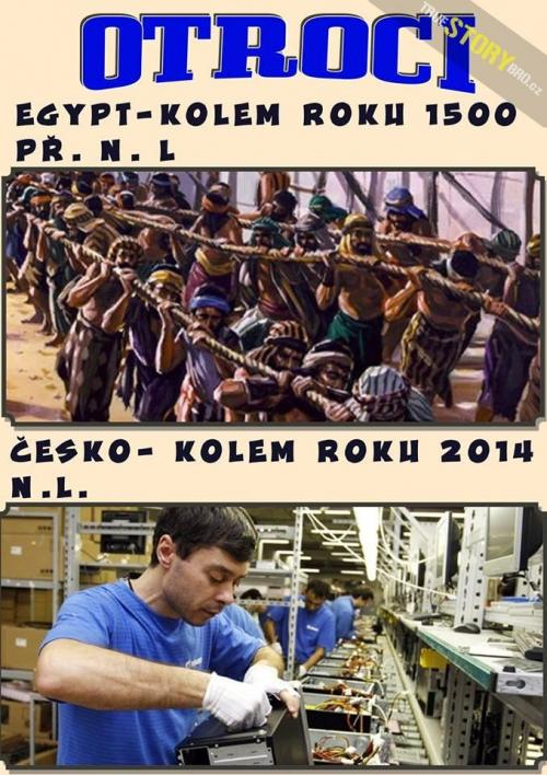 Otroci kdysi v Egyptě a dnes v Česku