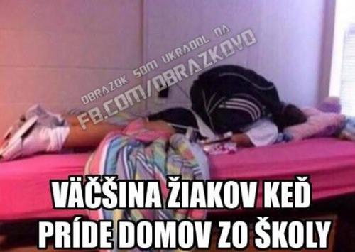 Doma ze školy