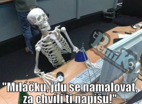 Zachvílu napíšu