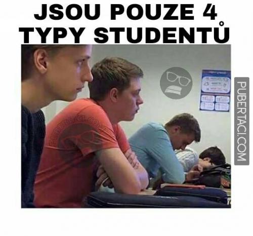  4 Typy studentů 