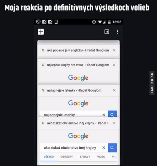  Reakce po volbách 