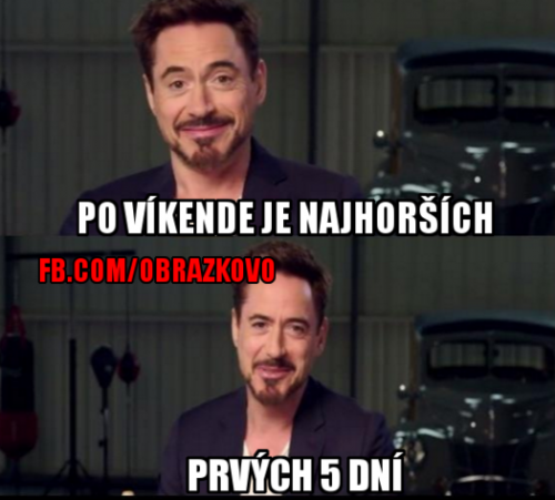 Po víkendu