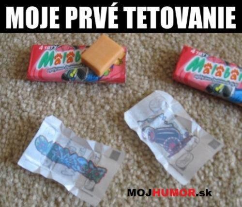 Moje první tetování