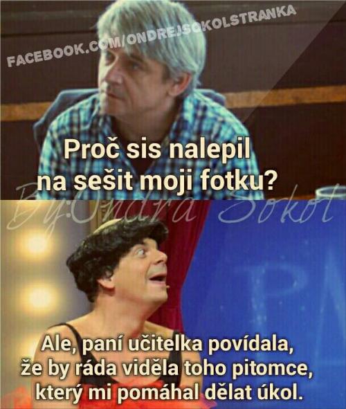  Fotka na sešitě  