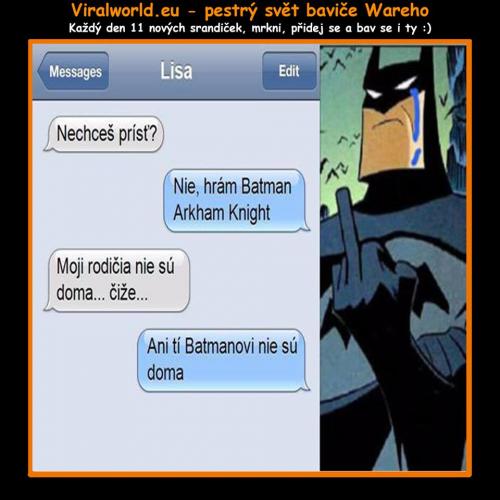  Nesoupeř s Batmanem, nemáš šanci 