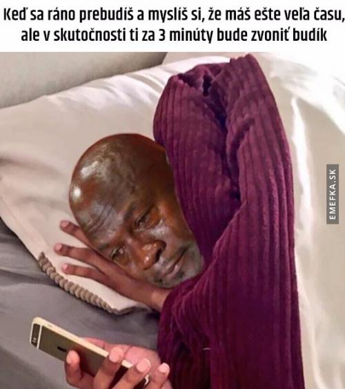 Když se vzbudíš před budíkem