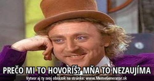 Mě to nezajímá