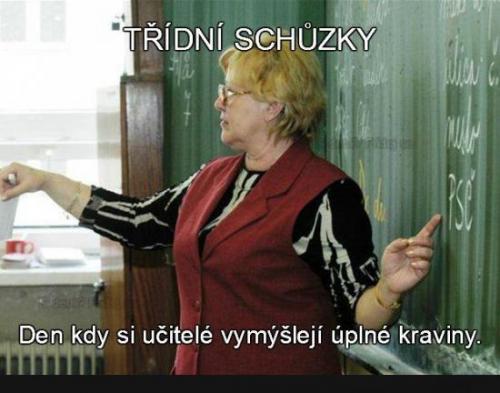 Pravda o třídních schůzkách