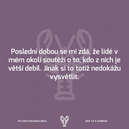  Poslední dobou 