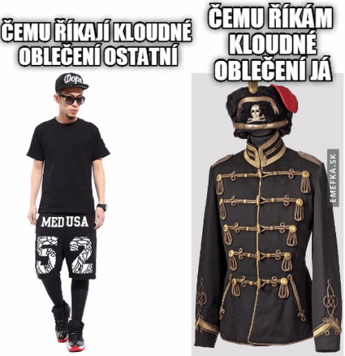  Kloudné oblečení 