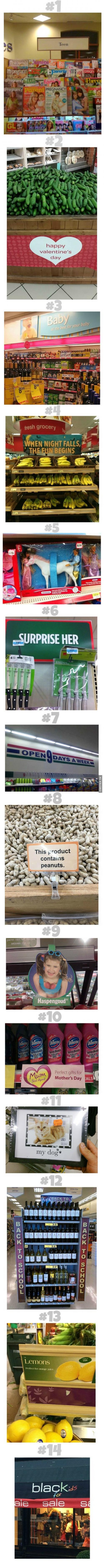  14 přehmatů v supermarketu 