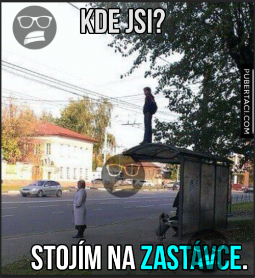 Stojím na zastávce