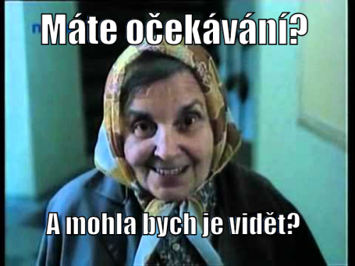  Očekávání 