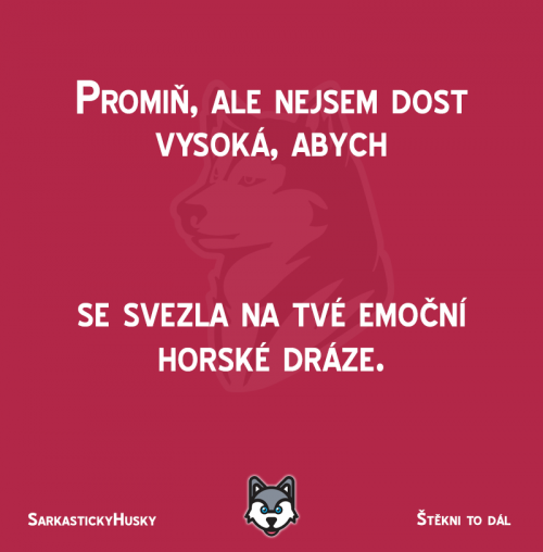 Označ do komentářů horského dráhaře