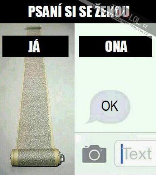  Psaní se ženou 