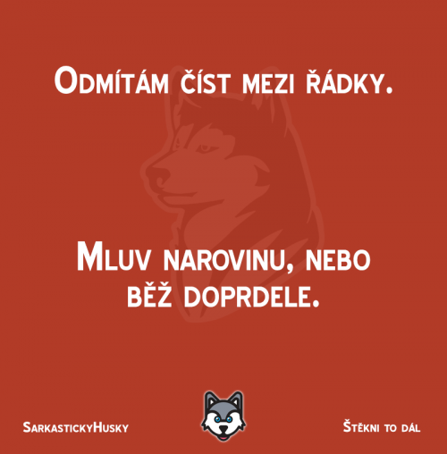 Mluv narovinu