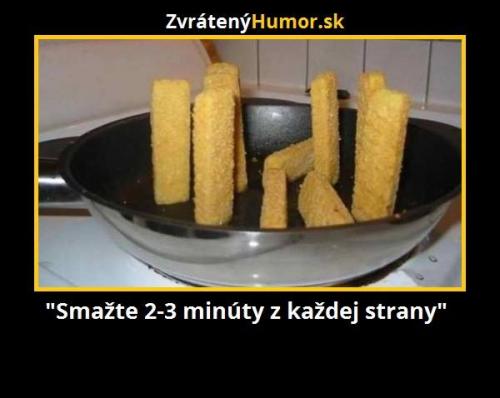  Smažte 2-3 minuty 