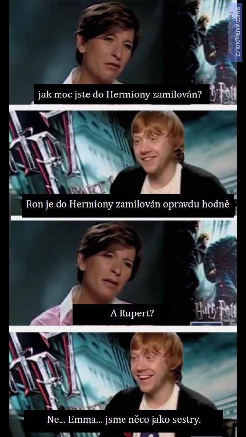 Jak moc jste do Hermiony zamilován?