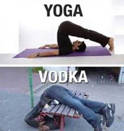  Yoga a vodka 