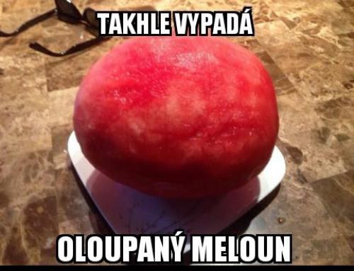  Oloupaný meloun 