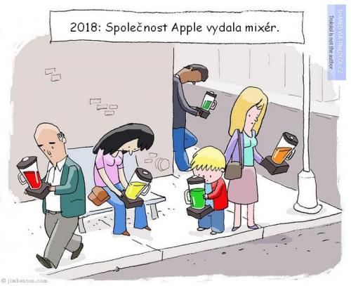  Společnost Apple vydala mixér 
