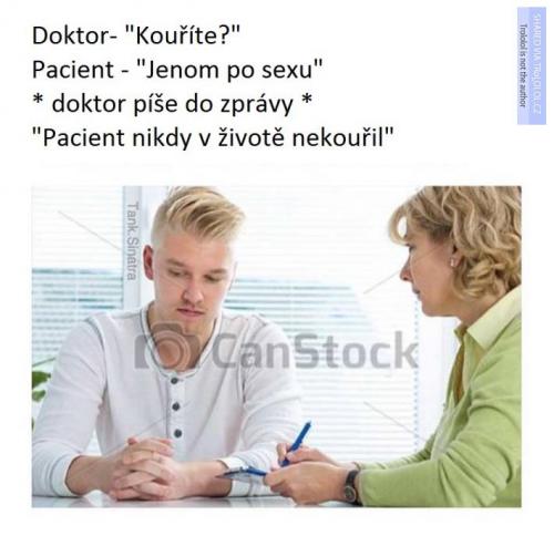  Pokud se vás doktor zeptá, jestli kouříte, zvažte svoji odpověď 