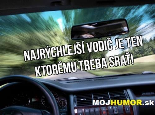  Nejrychlejší řidič 