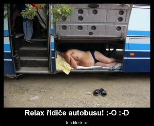  Relax řidiče autobusu! :-O :-D 
