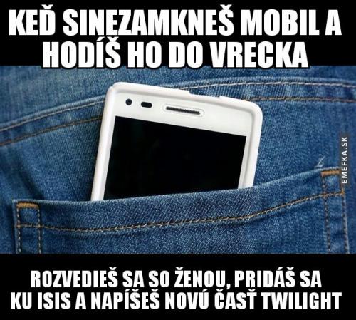 Co se stane, když si nezamkneš mobil