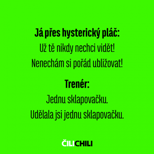  Hysterický pláč 